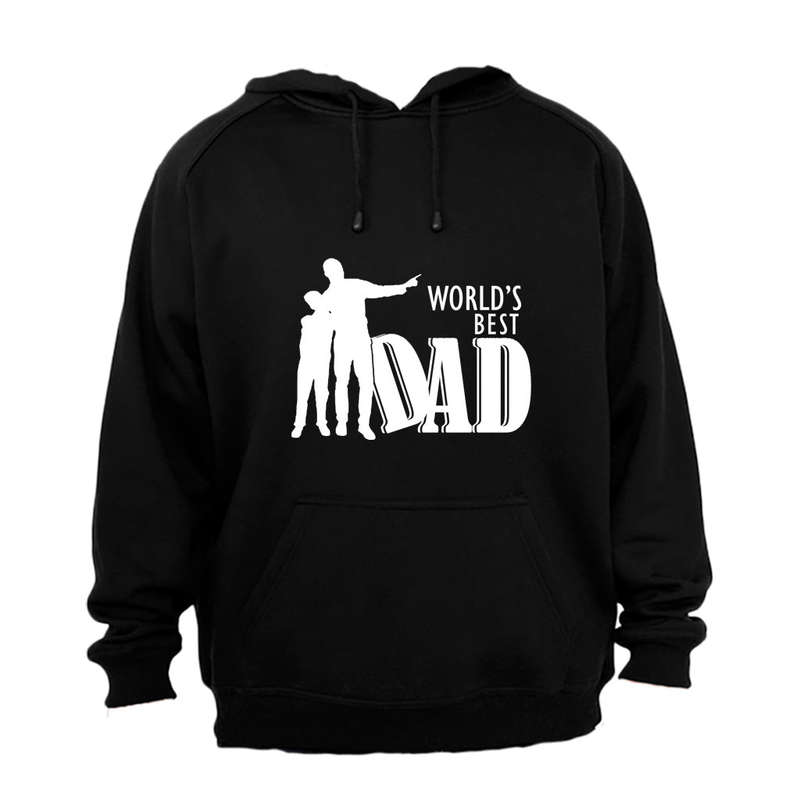 World's Best Dad - Silhouette - Hoodie