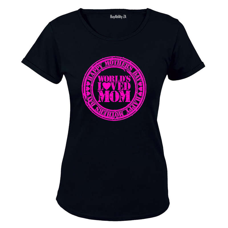 World's Loved Mom - Ladies - T-Shirt