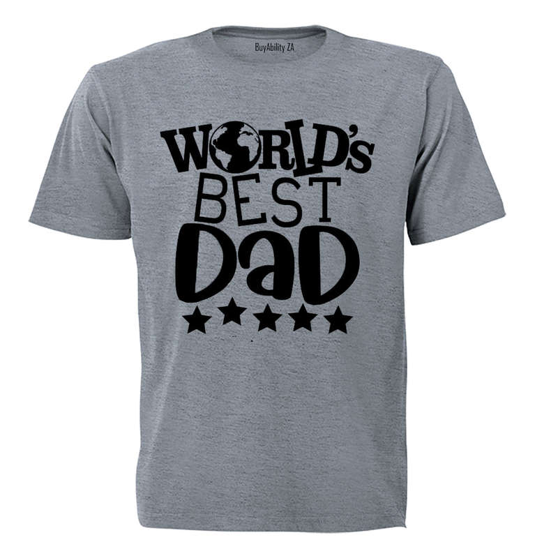 World's Best Dad - Stars - Adults - T-Shirt