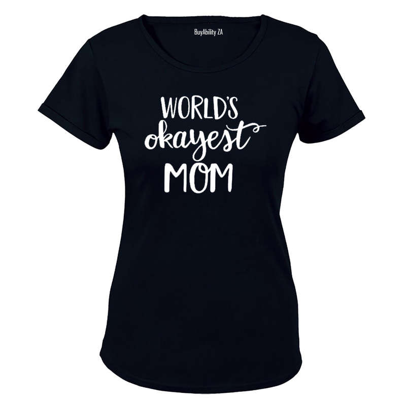 World's Okayest Mom - Ladies - T-Shirt