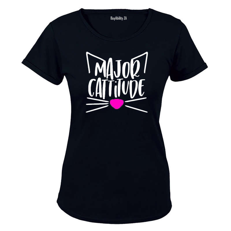 Major Cattitude - Ladies - T-Shirt