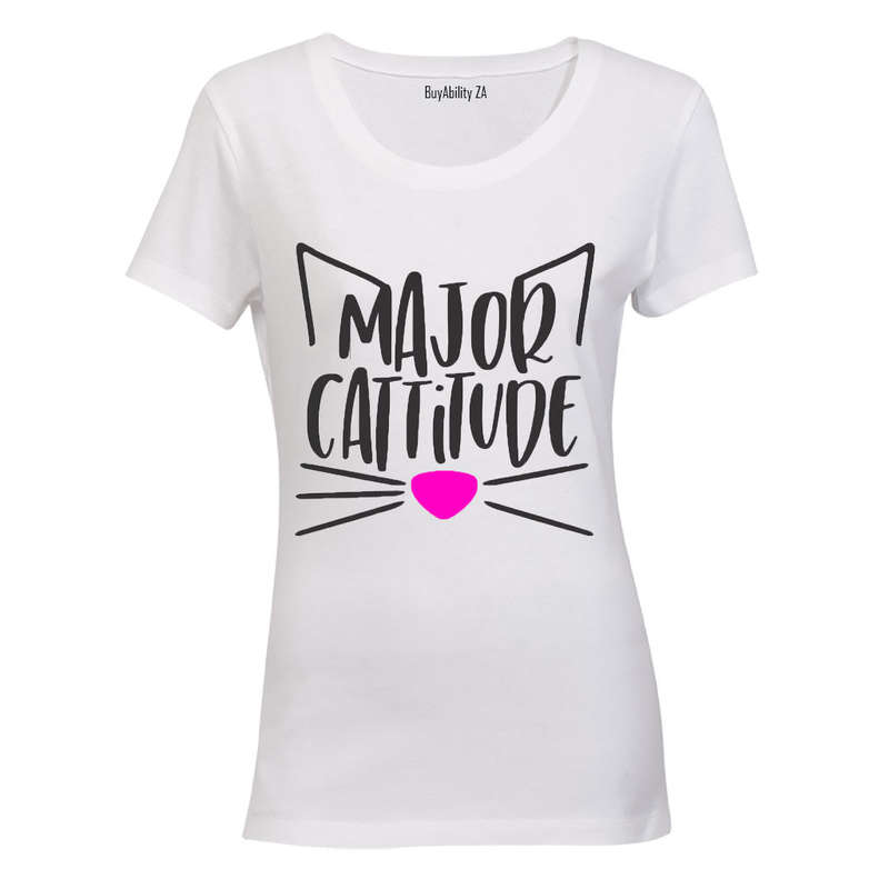 Major Cattitude - Ladies - T-Shirt