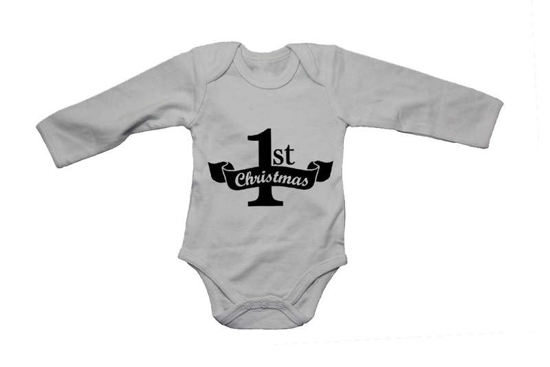 1St Christmas - Banner - Baby Grow