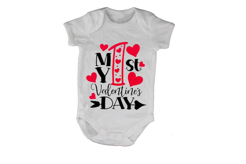 1st Valentines Day - Baby Grow