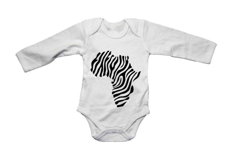 Africa - Zebra Print - Baby Grow