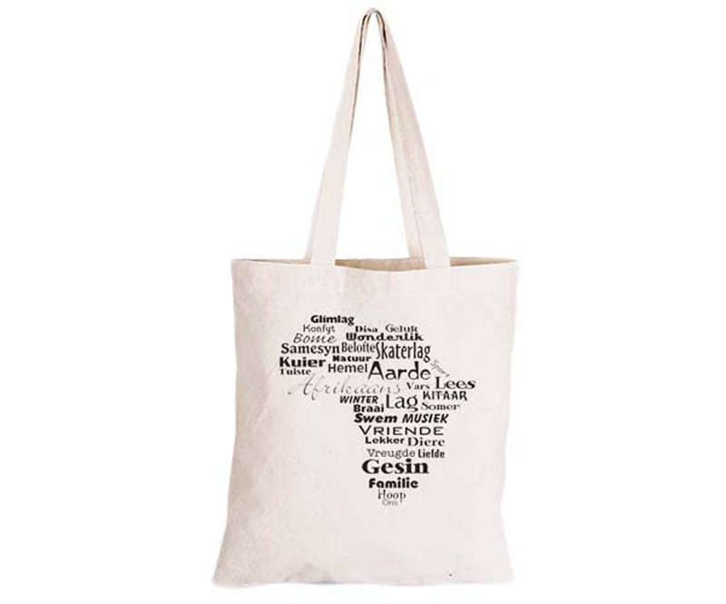 This is Africa - Afrikaans Version - Eco-Cotton Natural Fibre Bag
