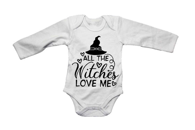 All The Witches Love Me - Halloween - Baby Grow