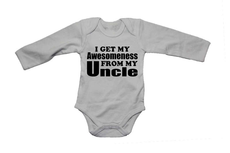 My Awesomeness From My Uncle - Baby Grow