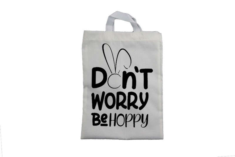 Don't Worry, Be Hoppy - Easter Bag