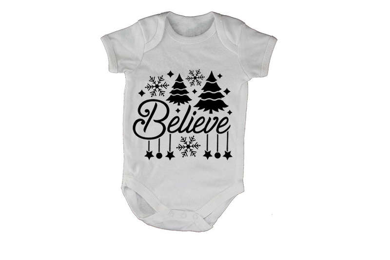 Believe - Christmas Decor - Baby Grow