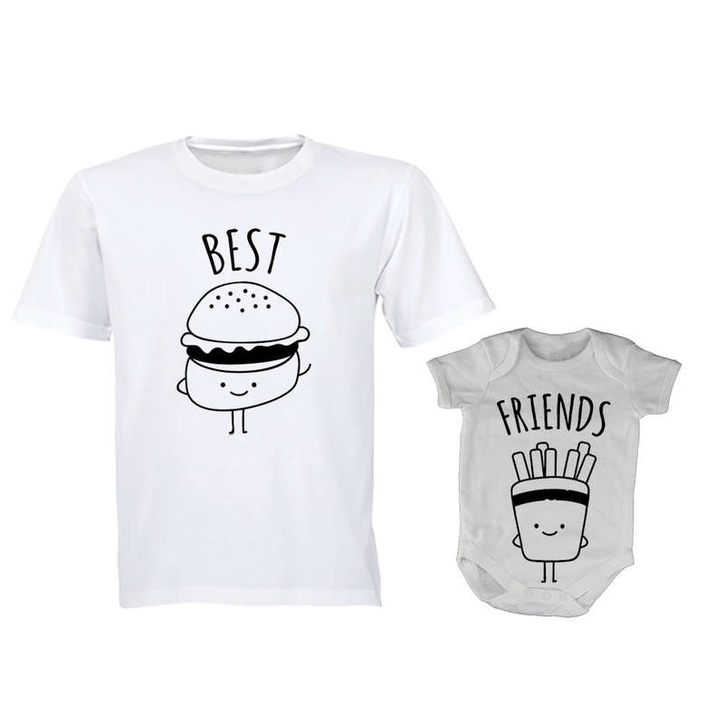 Best Friends - Burger & Fries - Daddy | Baby Grow