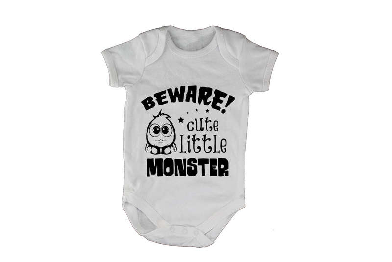 Beware - Cute Little Monster! - Baby Grow