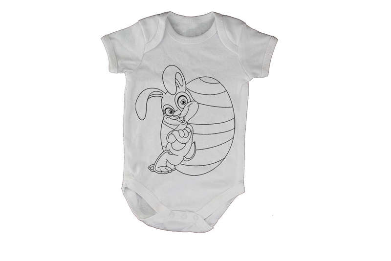 Big Egg - Easter Bunny - Baby Grow