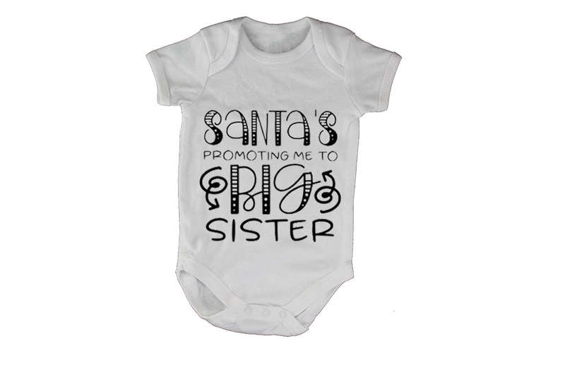 Big Sister - Christmas - Baby Grow