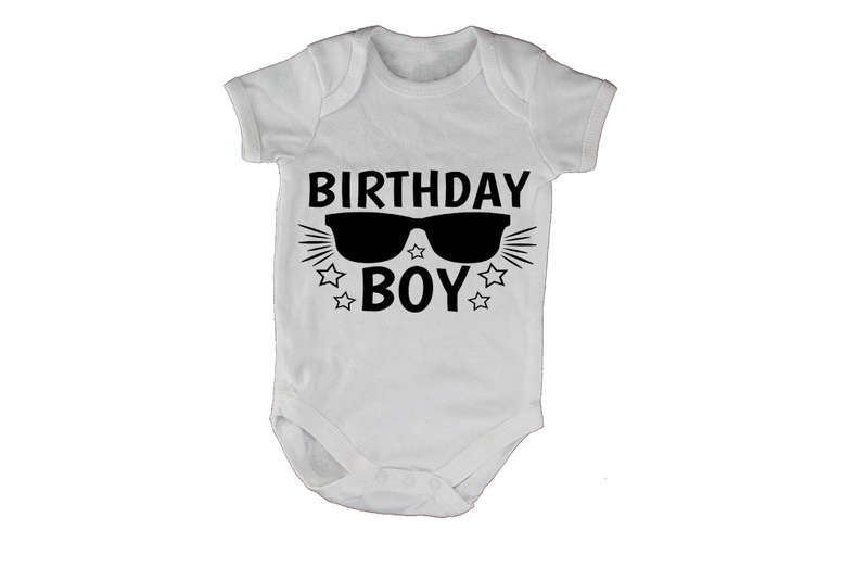 Birthday Boy - Sunglasses - Baby Grow