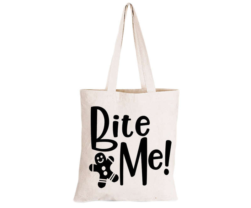 Bite Me - Cookie - Eco-Cotton Natural Fibre Bag