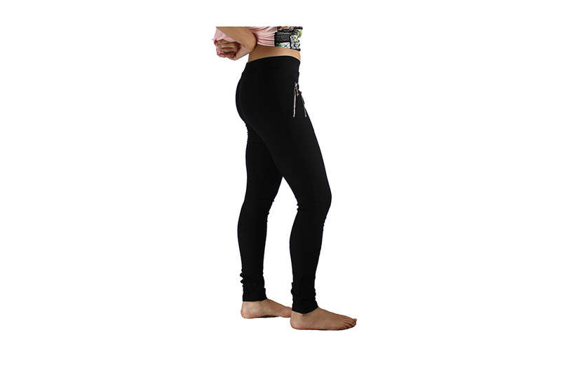 Ladies Long Black Stretch Pants - XXL