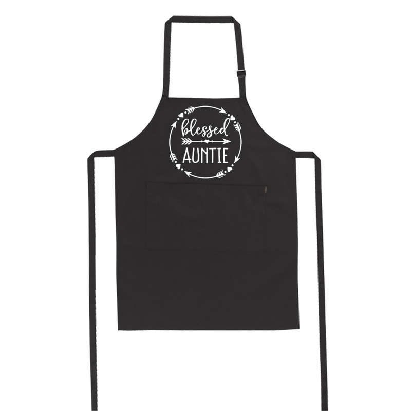 Blessed Auntie - Circular - Apron