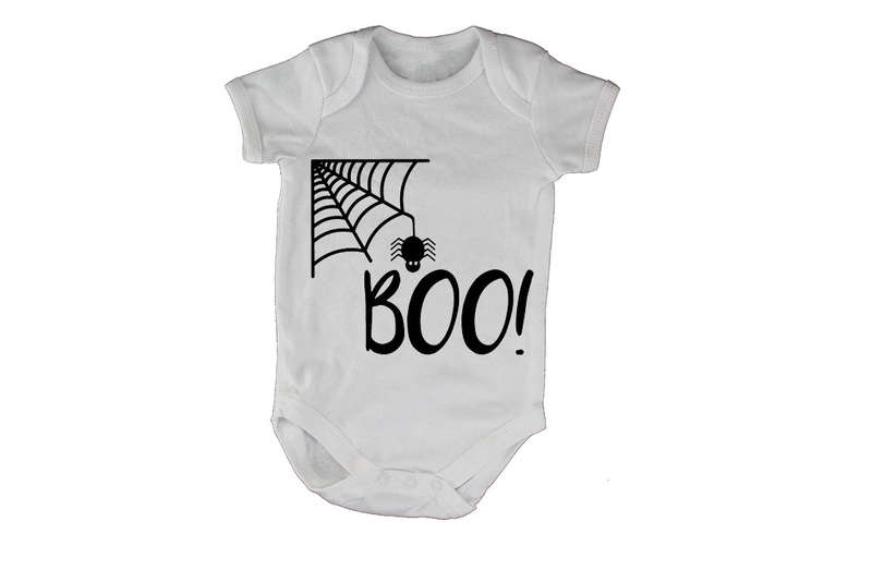 Boo! Spiderweb - Halloween - Baby Grow