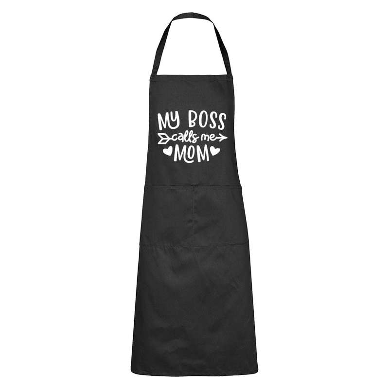 Boss Calls Me MOM - Apron