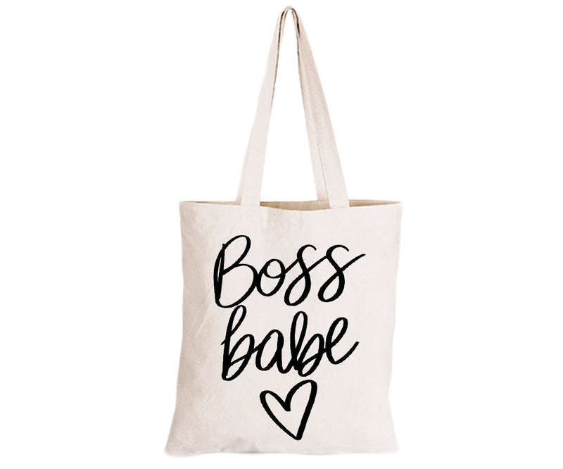 Boss Babe - Eco-Cotton Natural Fibre Bag