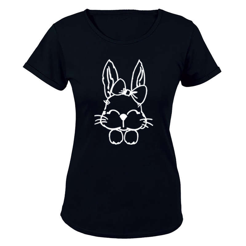 Bow Bunny - Easter - Ladies - T-Shirt