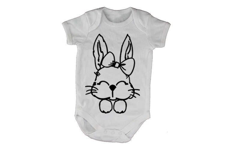 Bow Bunny - Easter - Baby Grow