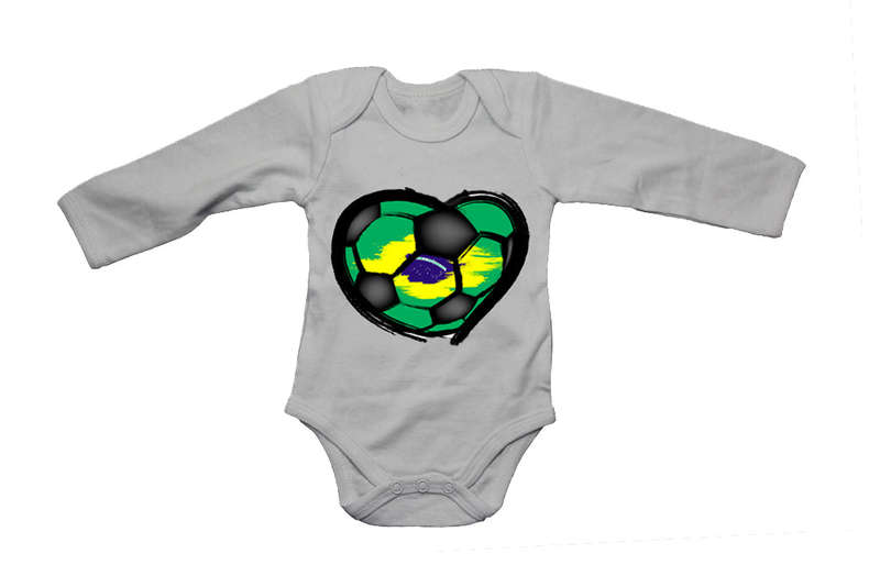 Brazil - Soccer Inspired - Baby Grow
