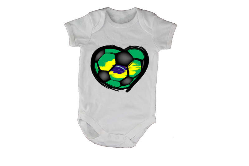 Brazil - Soccer Inspired - Baby Grow