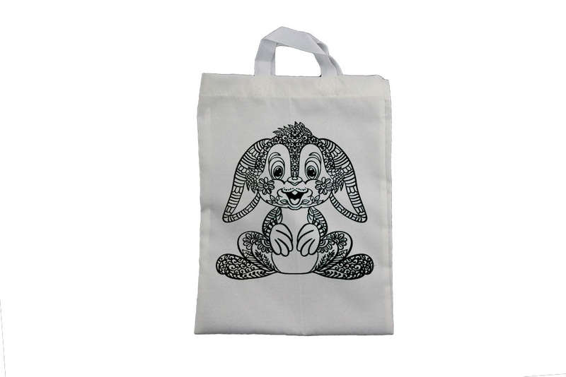 Bunny Stencil - Easter Bag