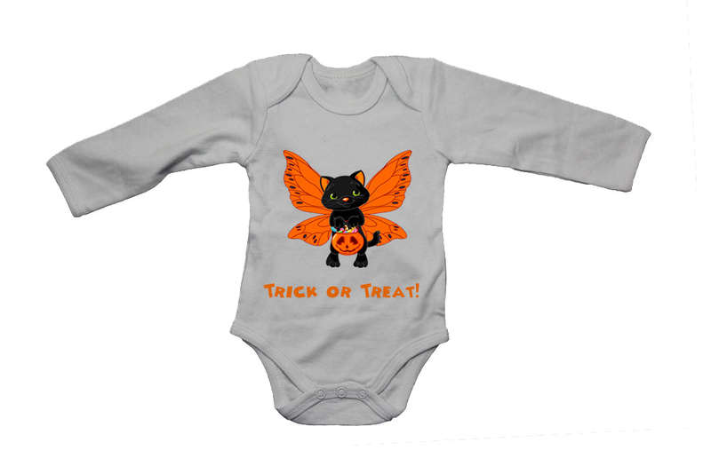Butterfly Cat - Halloween - Baby Grow