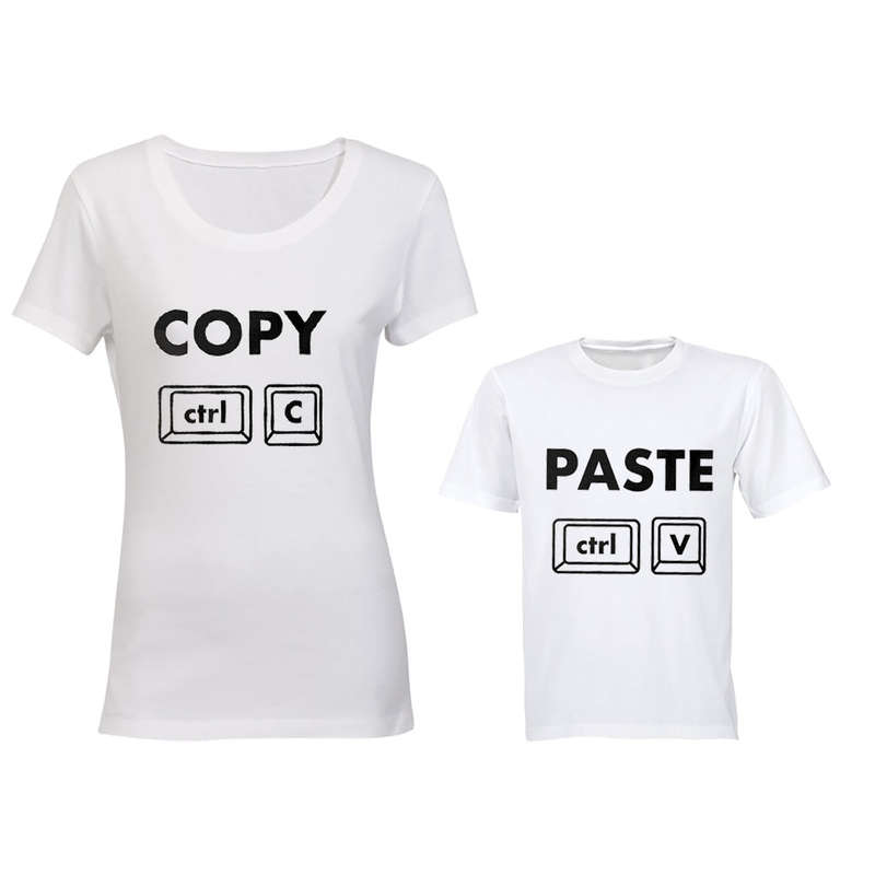 CTRL Copy & Paste - Family Tees - Mom | Young Child