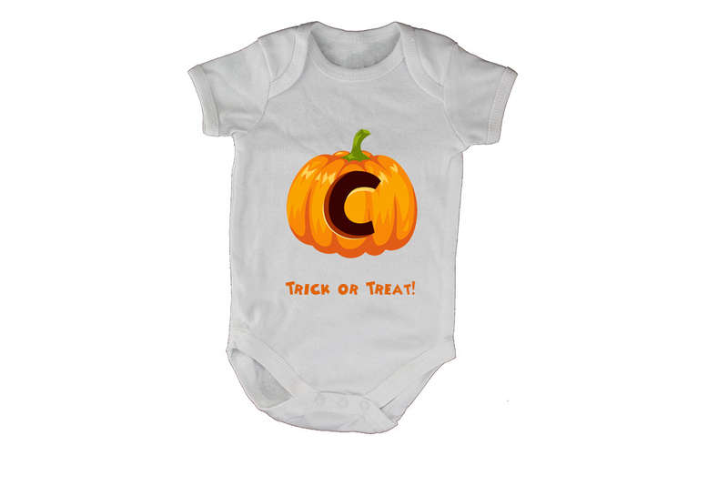 C - Halloween Pumpkin - Baby Grow