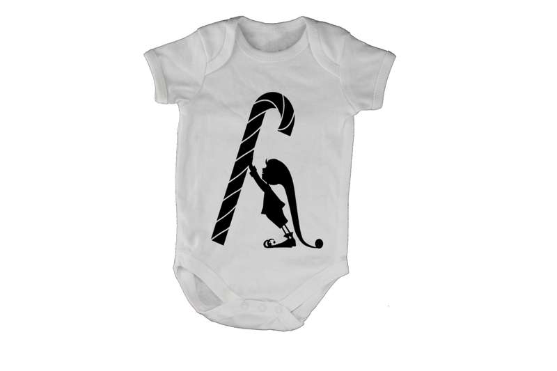 Candy Cane Elf! - Baby Grow
