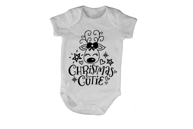 Christmas Cutie - Reindeer - Baby Grow