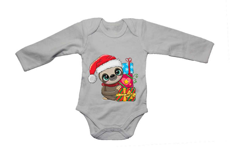 Christmas Sloth - Baby Grow