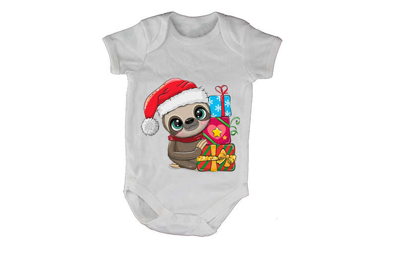 Christmas Sloth - Baby Grow