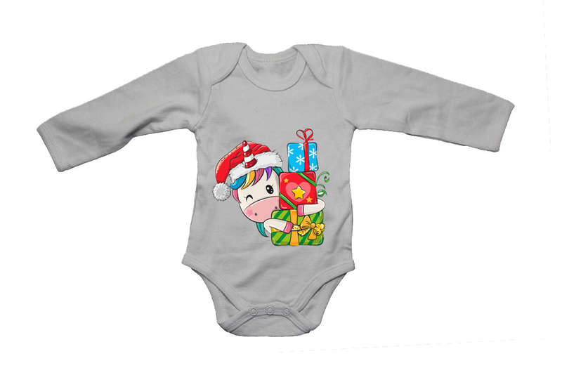 Christmas Unicorn - Baby Grow