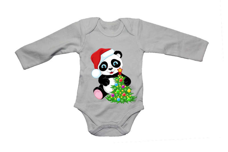 Christmas Panda - Baby Grow