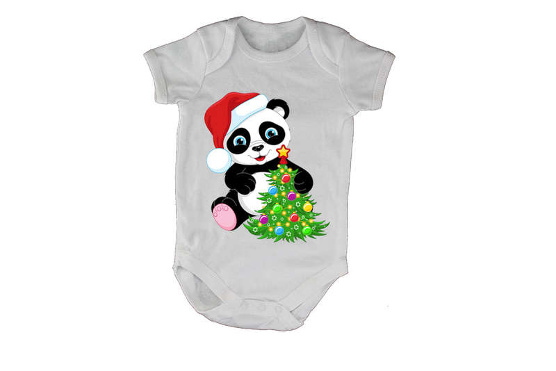 Christmas Panda - Baby Grow