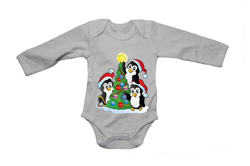 Christmas Penguins - Baby Grow
