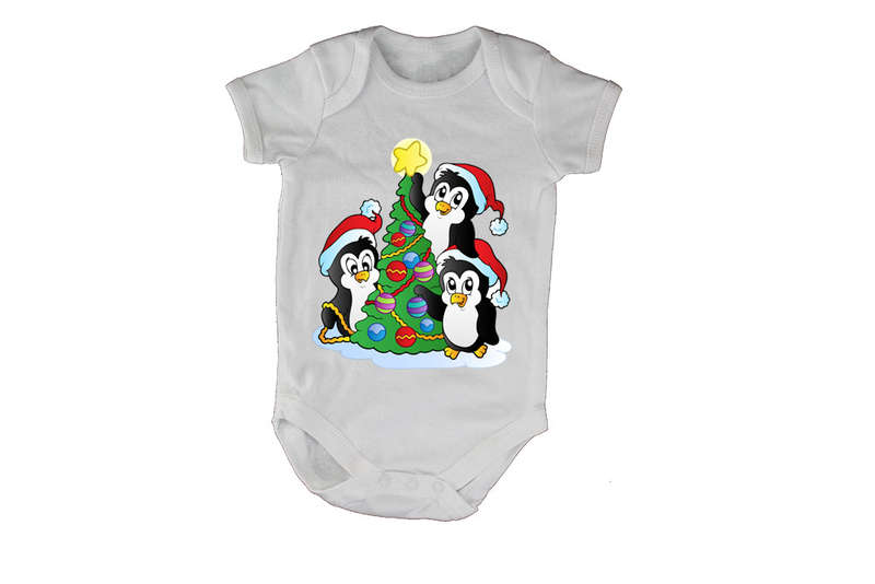 Christmas Penguins - Baby Grow