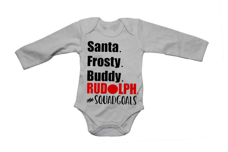 Christmas Squad Goals - Baby Grow