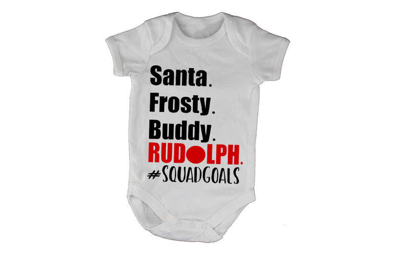 Christmas Squad Goals - Baby Grow