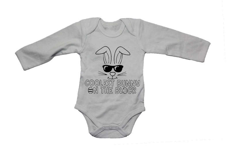 Coolest Bunny on the Block - Easter - Baby Grow