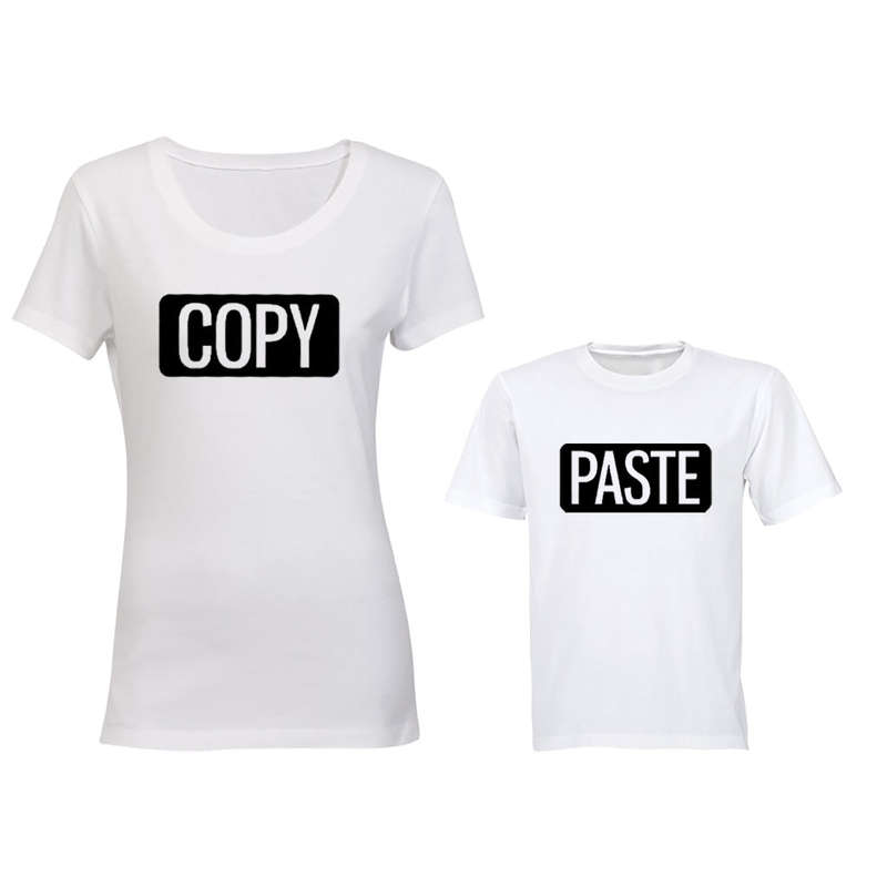 Copy & Paste - Family Tees - Mom | Young Child