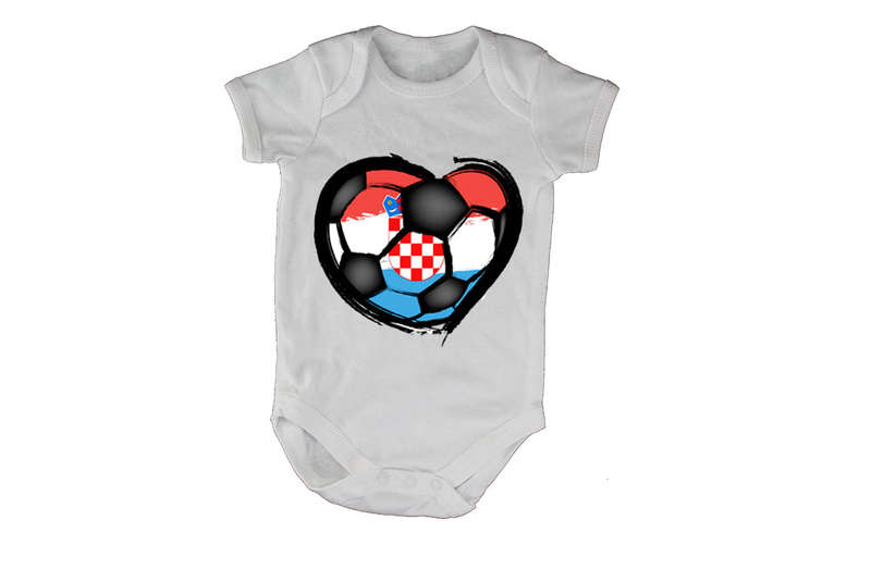 Croatia - Soccer Inspired - Baby Grow