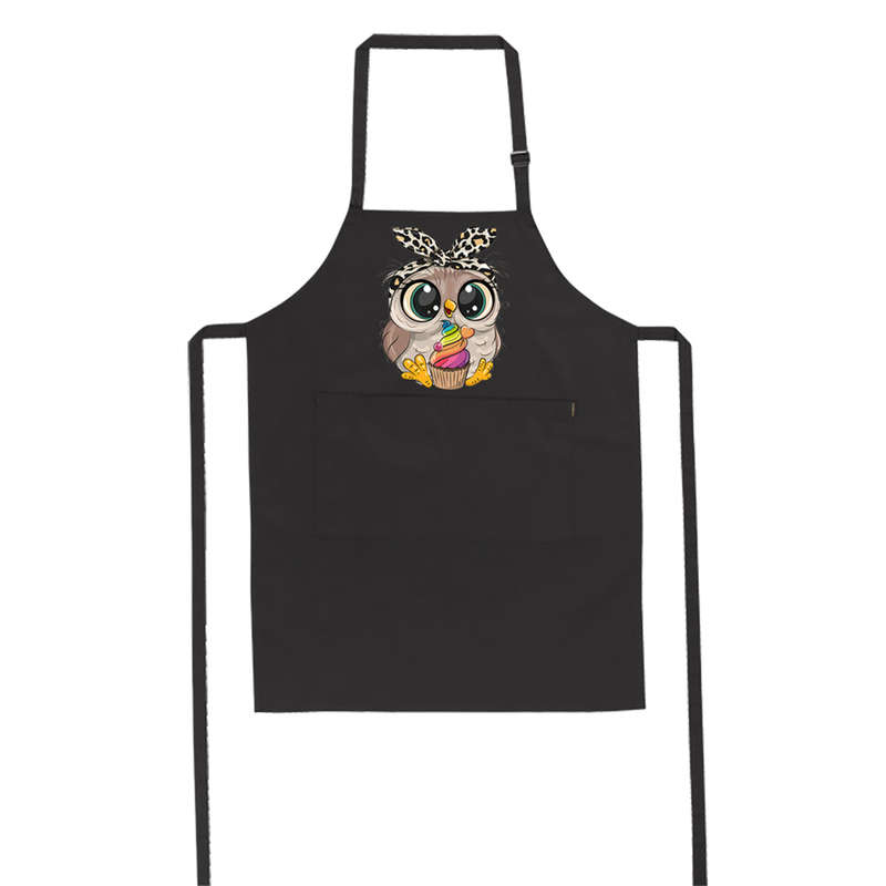 Cupcake Headband Owl - Apron