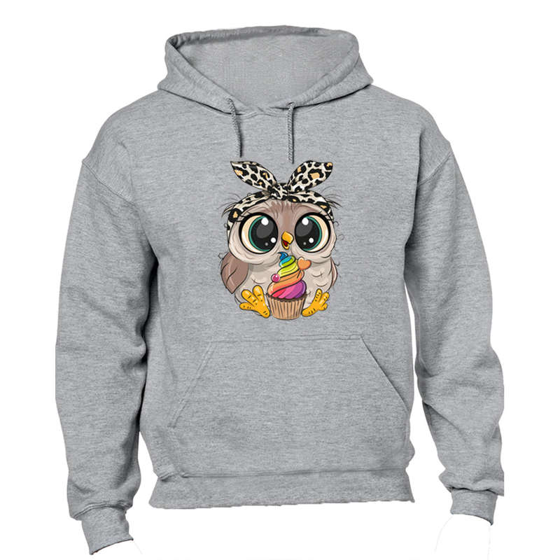 Cupcake Headband Owl - Hoodie