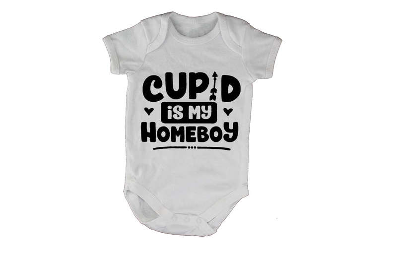 Cupid is my Homeboy - Valentine - Baby Grow
